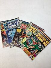 Shang Chi Master of Kung Fu Vintage Comic Lot Of 5 picture