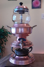 Rare Antique c.1906 Manning + Bowman Copper coffee percolator. picture