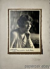 Original 1927 Ruth Elder Actress & Woman Aviation Pioneer Signed Large Photo picture