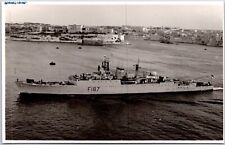 HMS Whirlwind F187 W-class Destroyer British Royal Navy Photograph Dated 1956 picture