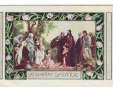 Easter Greetings Jesus Preaching Boat On Sea of Galilee To Children  pc2111 picture