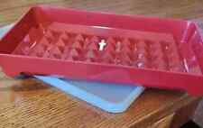 Vintage Tupperware Bacon/Deli Keeper w/Lid  in Paprika picture