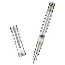 Asvine V200 Vacuum Filling Fountain Pen EF/F/M/B,  Acrylic Large-Capacit Pen picture
