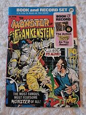 The Monster Of Frankenstein 1974 Book And Record-Marvel Comics-Power Records picture