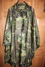 US Military Issue Vintage Post Vietnam Era Light Weight Rain Poncho Real R3 picture
