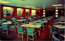 Postcard Interior of Schaefer's Restaurant in Chesapeake City, Maryland picture