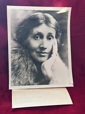 Original  Press Photograph Of  Virginia Woolf By Wide Word Photo picture