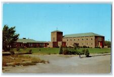 c1960 St. Mary's Church Diocese Shrine Exterior Grinnell Kansas Vintage Postcard picture