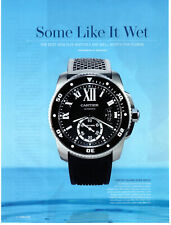 Dive Watches CARTIER BLANCPAIN IWC 2014 Vintage 2 Pg Print Article Ad Original picture