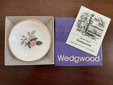 Wedgwood Bone China Hathaway Rose Small Sweet Dish In Original Box ~ Trinket picture