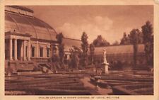Postcard Italian Gardens Shaws St Louis Missouri MO 1939 picture