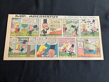 #01a MR. ABERNATHY by Ralston Jones Lot of 3 Sunday Third Page Comic Strips 1959 picture