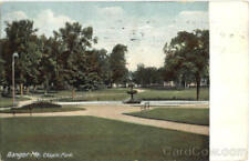 1906 Bangor,ME Chapin Park Leighton Penobscot County Maine Postcard 1c stamp picture