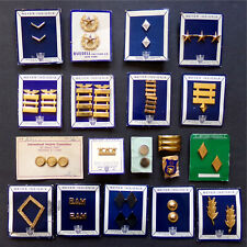 MILITARY INSIGNIA COLLECTION Vintage Mixed Lot USA Army Uniform Pin NS Meyer Set picture