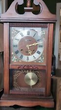 Vintage Wang Ja 31-Day Chime Pendulum Wooden Wall Clock picture