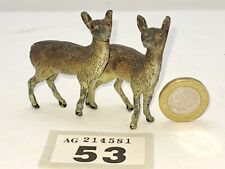 Georg Heyde of Dresden cast lead vignette: Duo of fawns picture