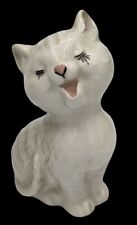 Beswick Laughing Cat England Gray Porcelain Figurine No 2101 Vintage Rare Marked picture