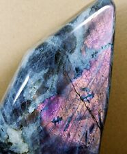 Polished Nice Rainbow Purple Flash Labradorite Spectrolite Freeform Reiki Stone picture