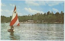 West Ossipee NH Westward Shores Sail Camping Area Ossipee Lake Vintage Postcard picture
