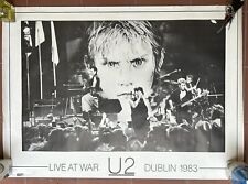 U2 “Live At War Dublin 1983” Poster Vintage Rare Collectible  picture