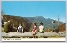 Chin Mt Mansfield From Toll Road Stowe Vermont VT Chrome Postcard Vtg Unposted picture