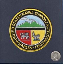 NSA Naval Support Activity NAPLES ITALY US NAVY Base Squadron Jacket Patch picture