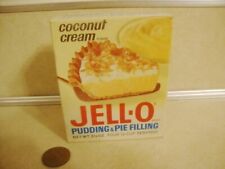 Vintage 1950's Jell-o Dessert COCONUT CREAM FLAVOR NOS Unopened Box picture