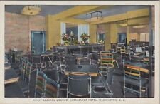 c1930s Hi-Hat Cocktail Lounge Ambassador Hotel Washington DC E11 picture