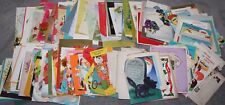 VINTAGE LOT 250+ GREETING CARDS 1950'S-80'S HALLOWEEN BIRTHDAYS VALENTINES DAY picture