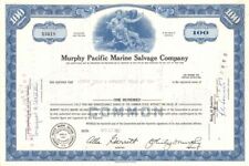 Murphy Pacific Marine Salvage Co. - Stock Certificate - General Stocks picture