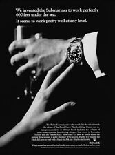 Rolex Submariner Watch REPRINT vintage classic ad 11x15 Poster Luxury wall art picture