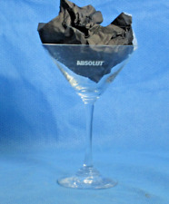 Absolut Vodka Glasses (2) Etched Bouy Design (New) picture