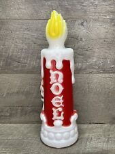 Vtg 70’s Empire Blow Mold Lighted Candle NOEL 13