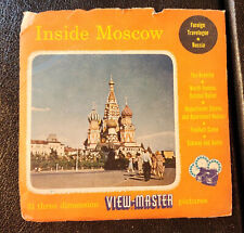 INSIDE MOSCOW Russia Vintage View-Master Reel Pack with booklet picture