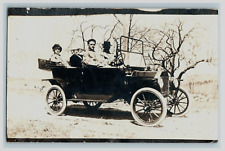 1914 Family Portrait in Early Automobile - Ford Model T ? - picture