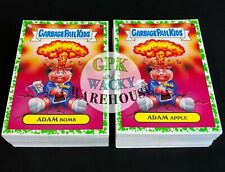 2020 GARBAGE PAIL KIDS 35TH ANNIVERSARY 200 CARD GREEN SET ADAM BOMB picture