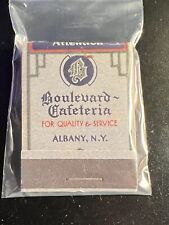 MATCHBOOK - BOULEVARD CAFETERIA - ALBANY, NY - UNSTRUCK picture