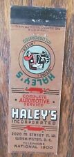 AUTOMOTIVE: HALEY'S CAR REPAIR (WASHINGTON, DC) (1940s) -F2 picture