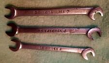 Vintage Snap On DS 1513  tune up wrench 13/64-15/64 open end + (2) 7/32- 1/4  picture