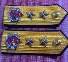Turkish Army Navy Naval .. TWO STARS .. MAJOR ADMIRAL EPAULETTE rank picture