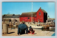 Rockport MA-Massachusetts, World Famous Motif Number One, Vintage Postcard picture