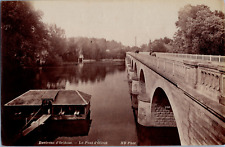 France, surroundings d'Orléans, Pont d'Olivet, vintage print, ca.1880 Tira picture