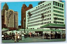 Postcard - The Civic Center Park in Detroit Michigan c1960 picture