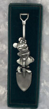 Vintage Disney Minnie Mouse Pewter Shovel Spoon By Fort Still In Original Box picture