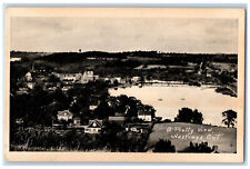 c1940's A Pretty View of Houses and Lake, Hastings Ontario Canada Postcard picture