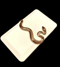 KILIAN PERFUMES SERPENT SNAKE WHITE PURSE CLUTCH FRAGRANCE OR JEWELRY BOX  EMPTY picture