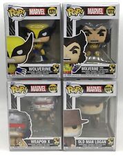 Funko Pop Marvel Wolverine 50 Years Bundle Set of 4 with POP Protectors picture