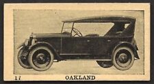 1920's Oakland Automobile Card V60 Neilson's Chocolate Bars #17 Antique Car picture