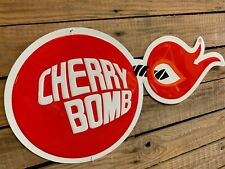 Cherry Bomb Metal Sign Muffler Exhaust Man Cave picture