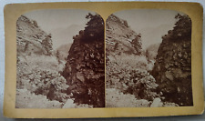 Ute Pass Manitou Colorado 1870s Gurnsey's Rocky Mountain 4 x 7 Stereoview picture